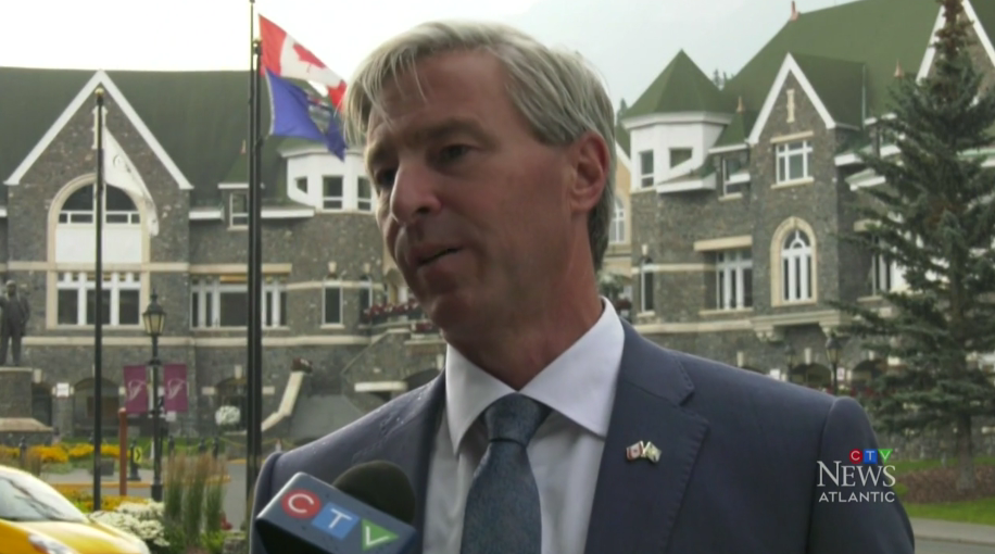 Premier Houston takes energy pitch to Alberta conference